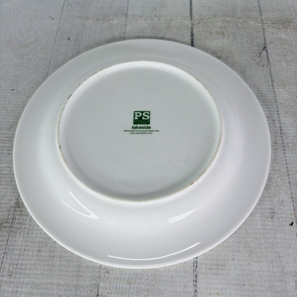 Portmeirion LAKESIDE Dragonfly Blue Green Yellow 9 1/8 Lunch Salad Plates Set 4 - Picture 3 of 16